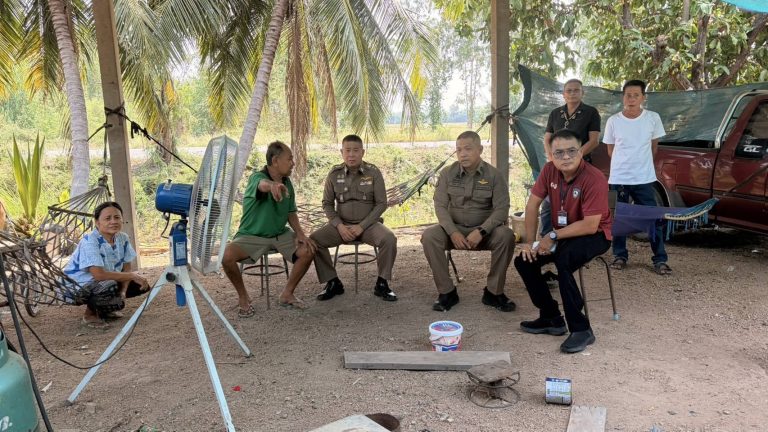สภ.ท่าตะโกลงพื้นที่แก้ไขปัญหาความเดือดร้อนให้แก่ประชาชน เกี่ยวกับเรื่องลักทรัพย์รถจักรยานยนต์
